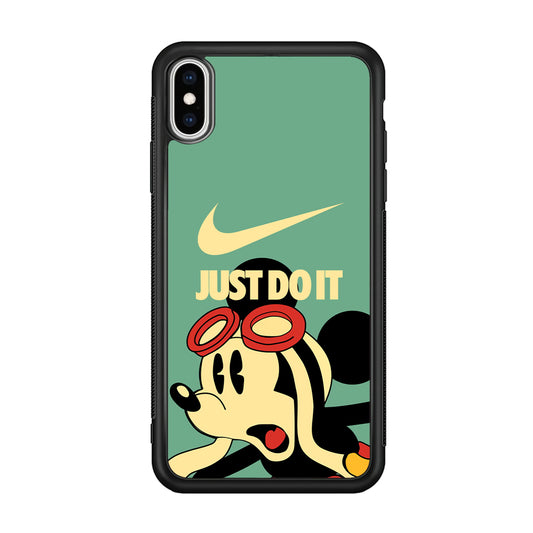 Nike Mickey Shocked Momment iPhone XS Case