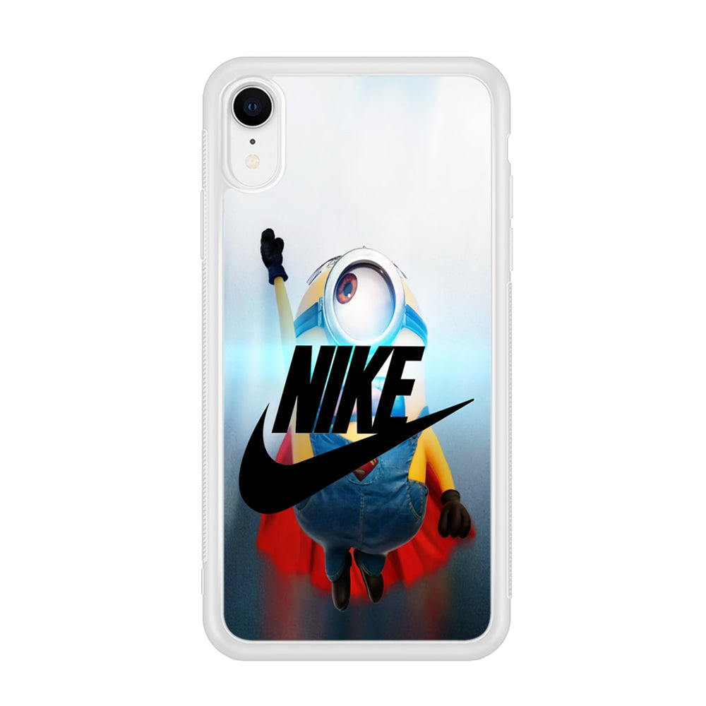 Nike Minions Superman Cosplay iPhone XR Case