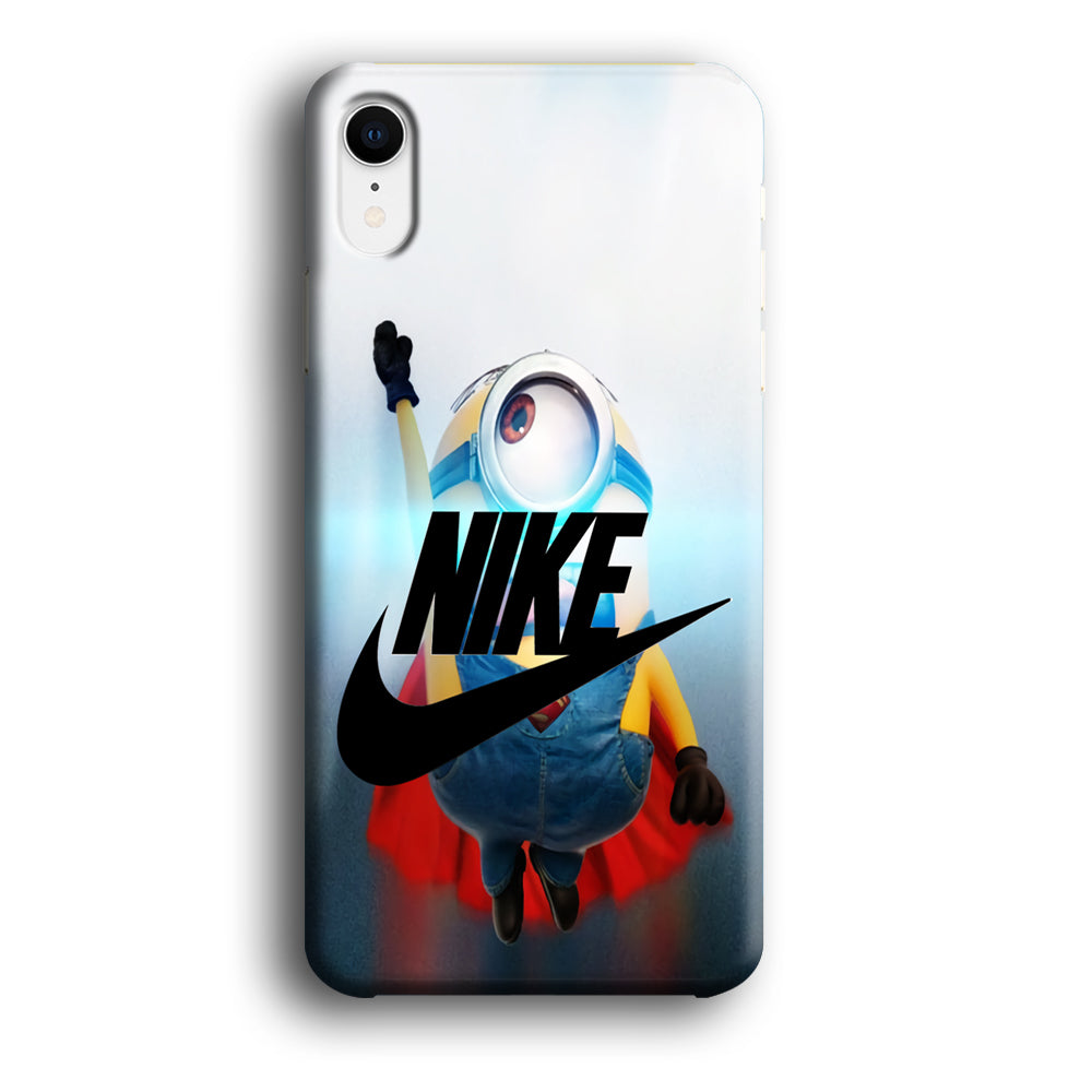 Nike Minions Superman Cosplay iPhone XR Case