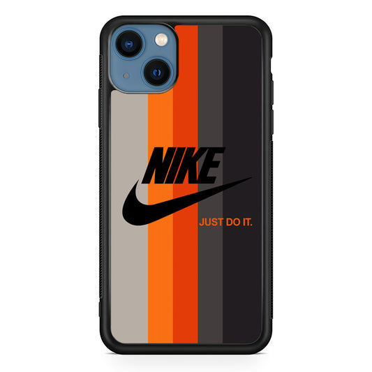 Nike Orange Line iPhone 13 Case