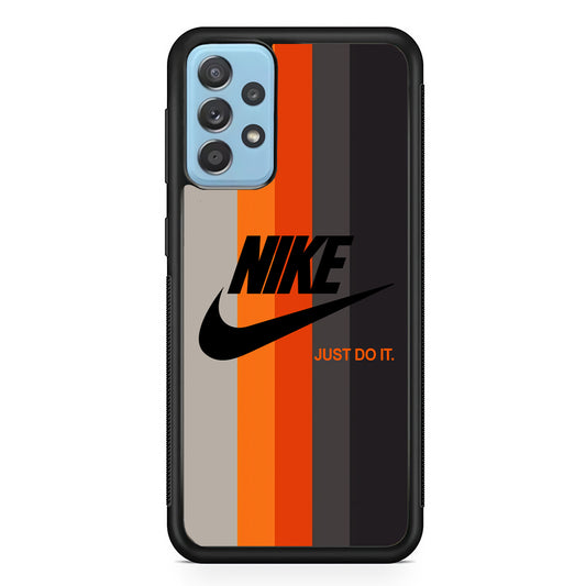 Nike Orange Line Samsung Galaxy A52 Case