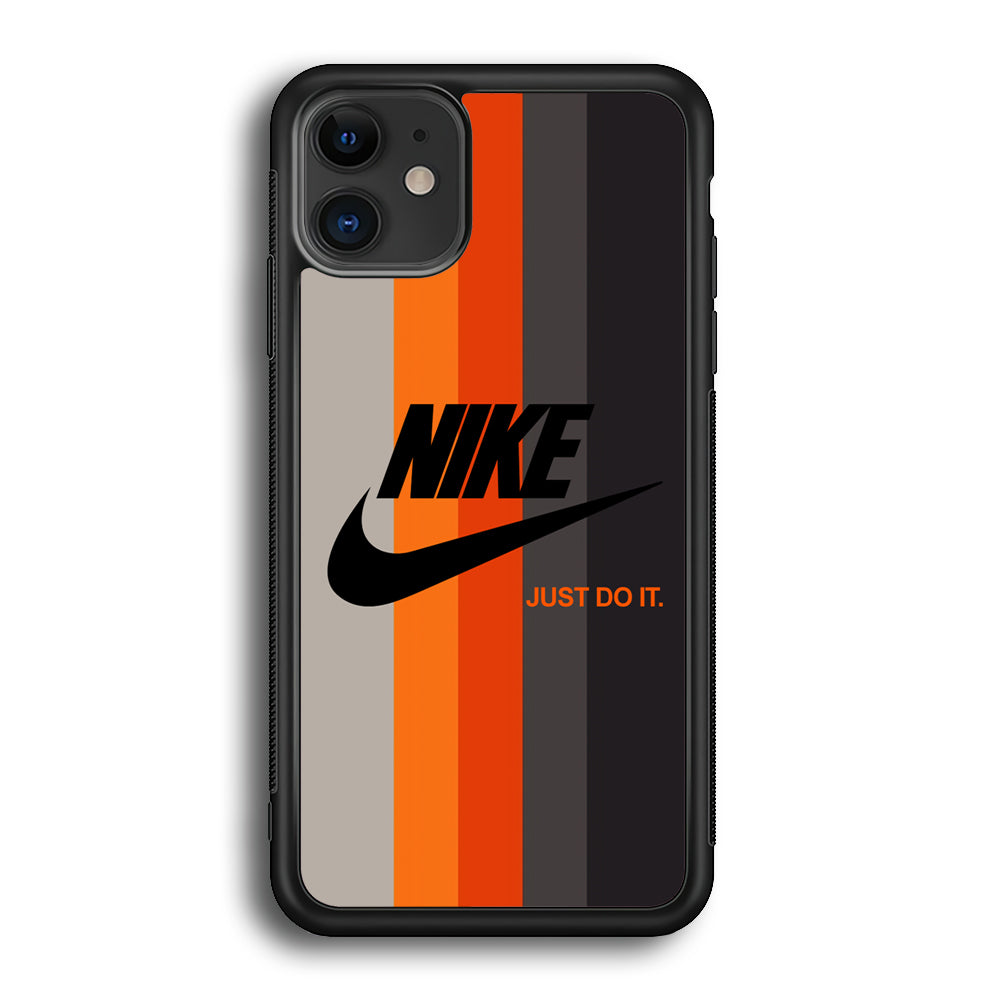 Nike Orange Line iPhone 12 Case