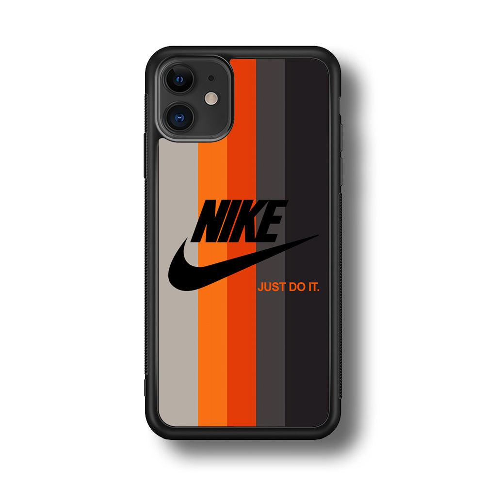 Nike Orange Line iPhone 11 Case
