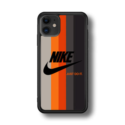 Nike Orange Line iPhone 11 Case