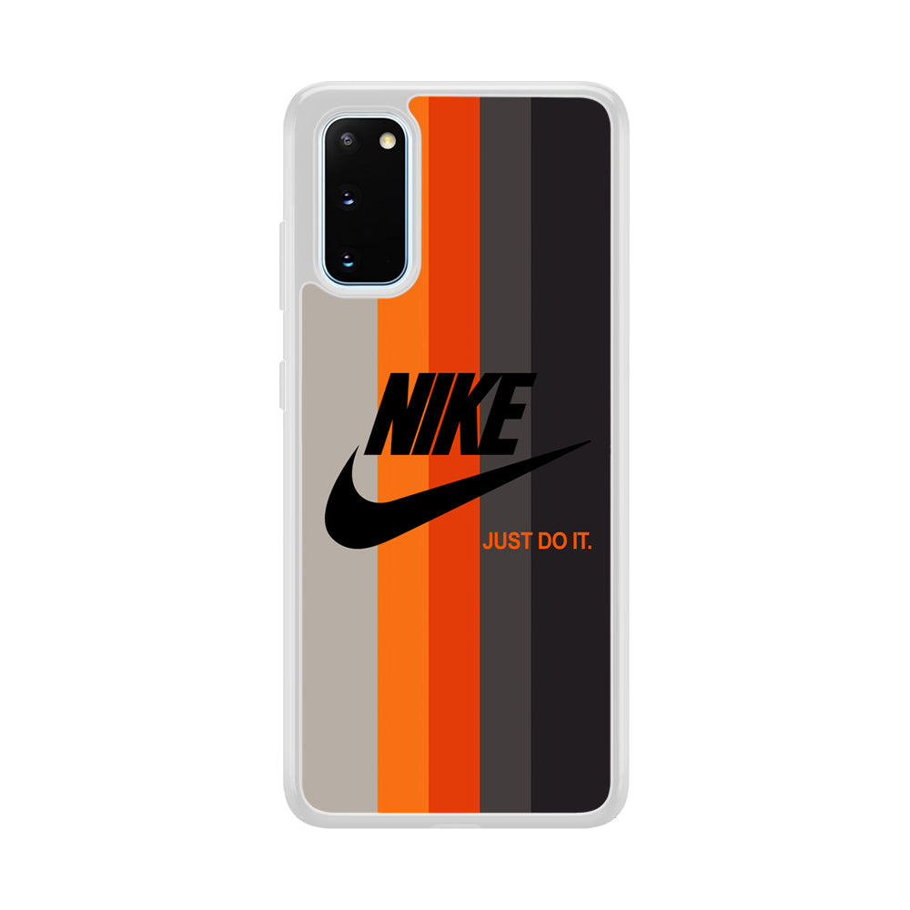 Nike Orange Line Samsung Galaxy S20 Case