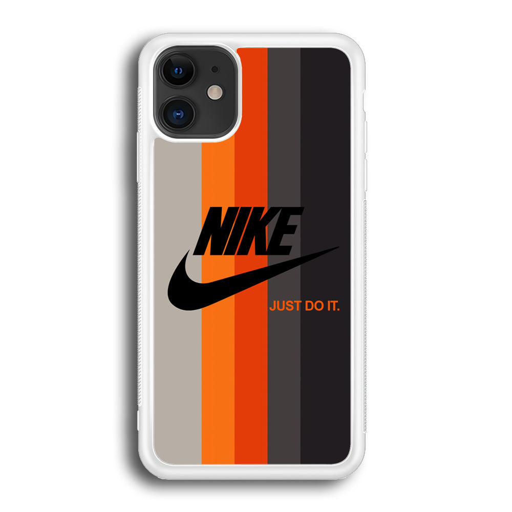 Nike Orange Line iPhone 12 Case