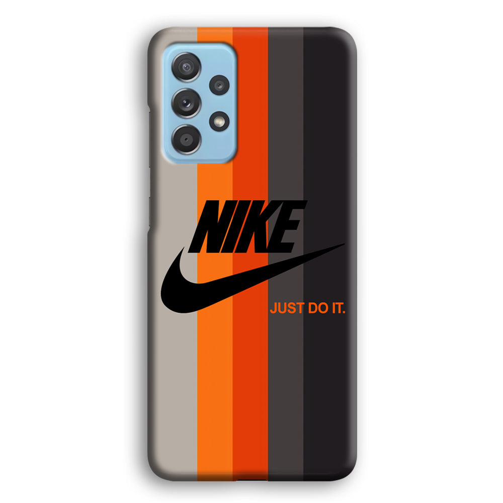 Nike Orange Line Samsung Galaxy A52 Case