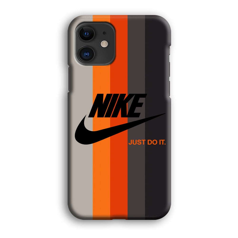 Nike Orange Line iPhone 12 Case