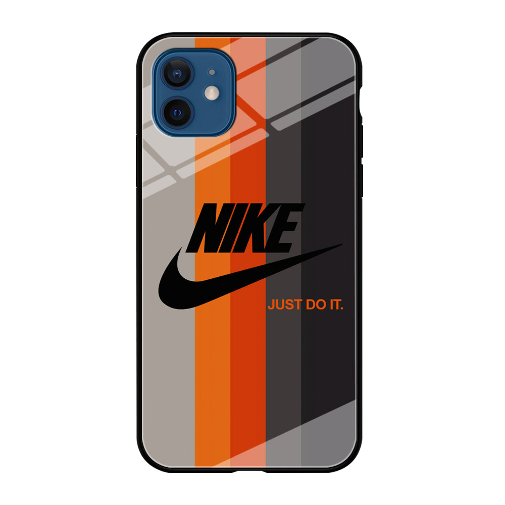 Nike Orange Line iPhone 12 Case