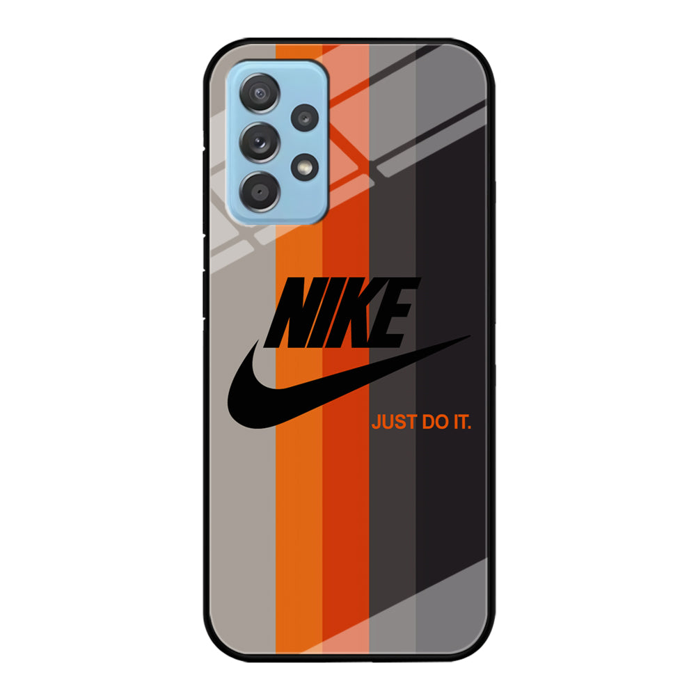 Nike Orange Line Samsung Galaxy A52 Case