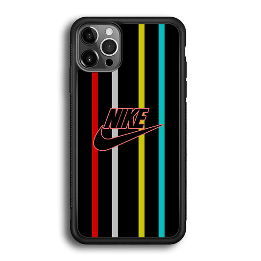Nike Stripe Four Colour iPhone 12 Pro Max Case