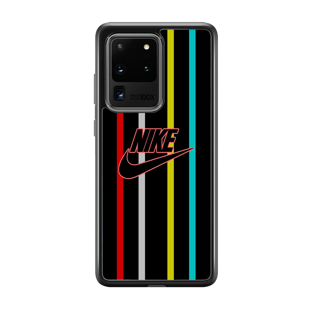 Nike Stripe Four Colour Samsung Galaxy S20 Ultra Case