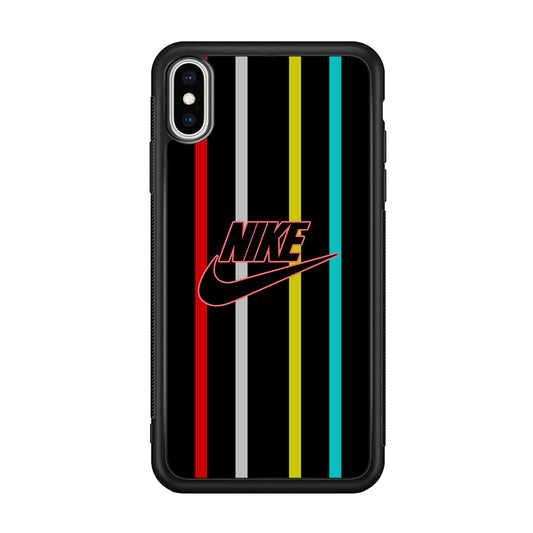 Nike Stripe Four Colour iPhone XS Case