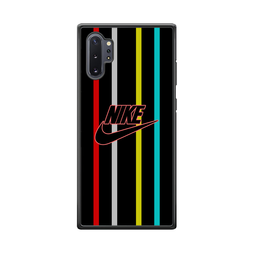 Nike Stripe Four Colour Samsung Galaxy Note 10 Plus Case