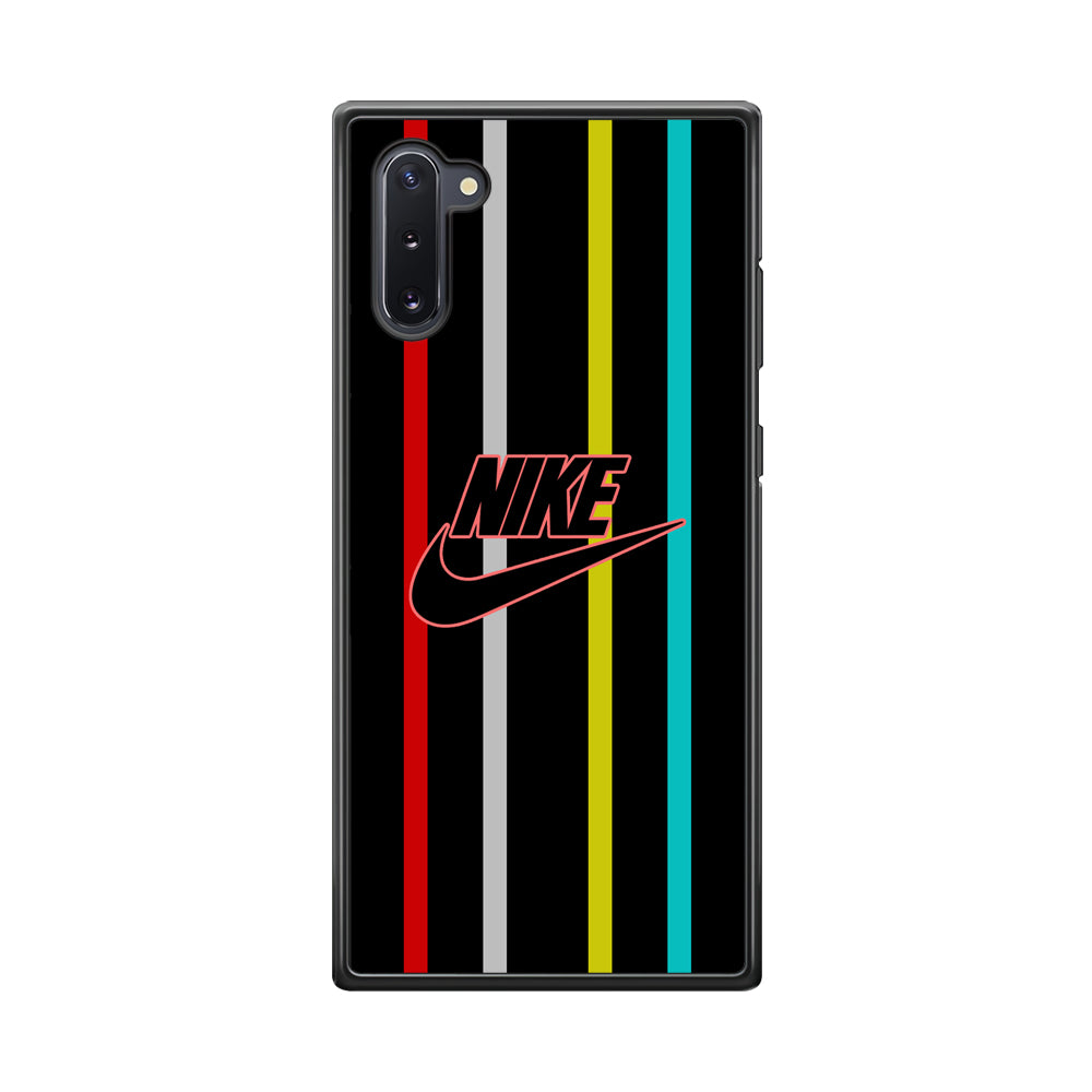 Nike Stripe Four Colour Samsung Galaxy Note 10 Case