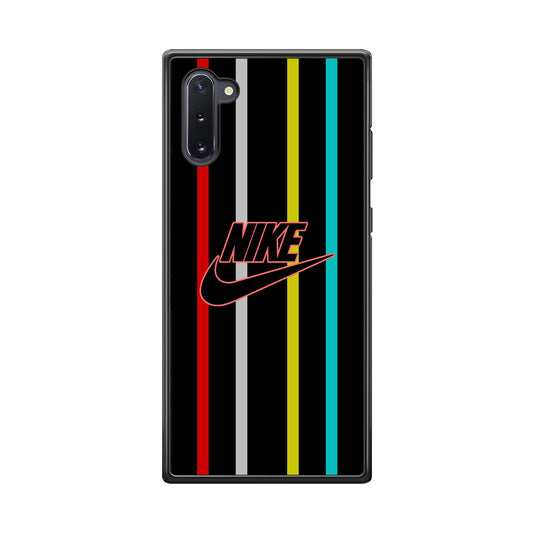 Nike Stripe Four Colour Samsung Galaxy Note 10 Case