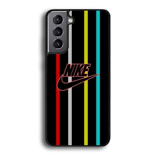 Nike Stripe Four Colour Samsung Galaxy S21 Case