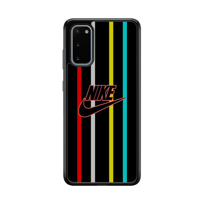 Nike Stripe Four Colour Samsung Galaxy S20 Case