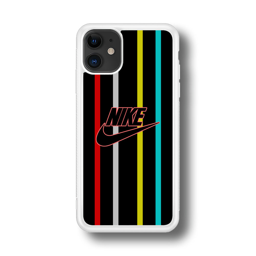Nike Stripe Four Colour iPhone 11 Case