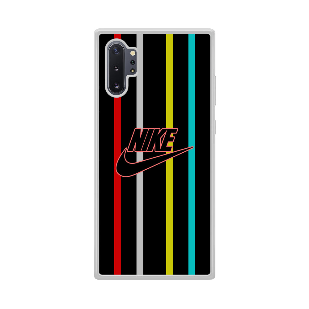 Nike Stripe Four Colour Samsung Galaxy Note 10 Plus Case