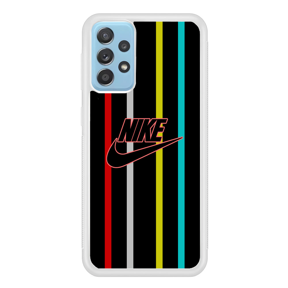 Nike Stripe Four Colour Samsung Galaxy A52 Case