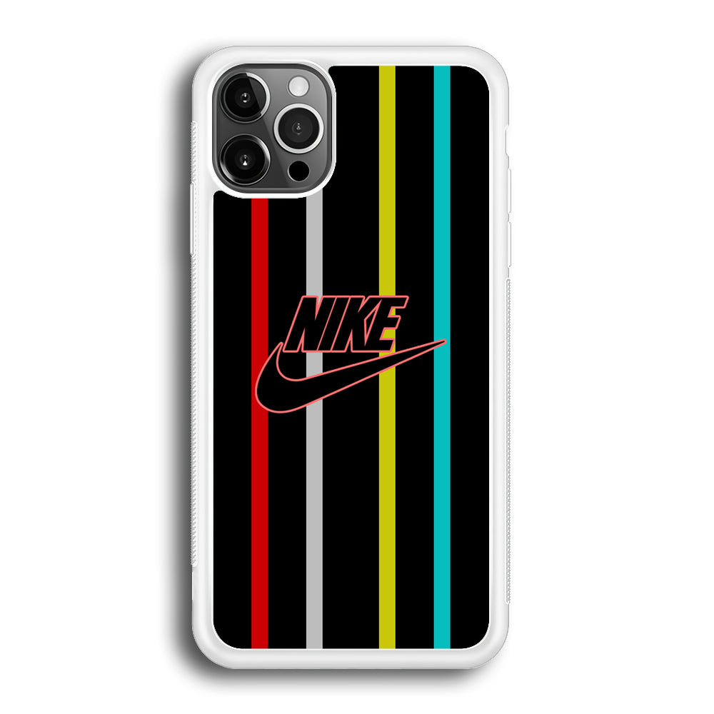 Nike Stripe Four Colour iPhone 12 Pro Case