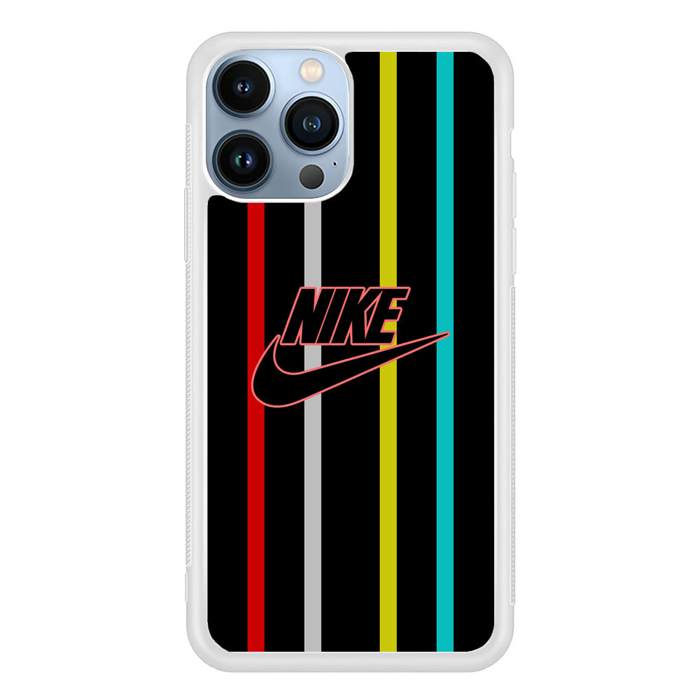 Nike Stripe Four Colour iPhone 13 Pro Max Case