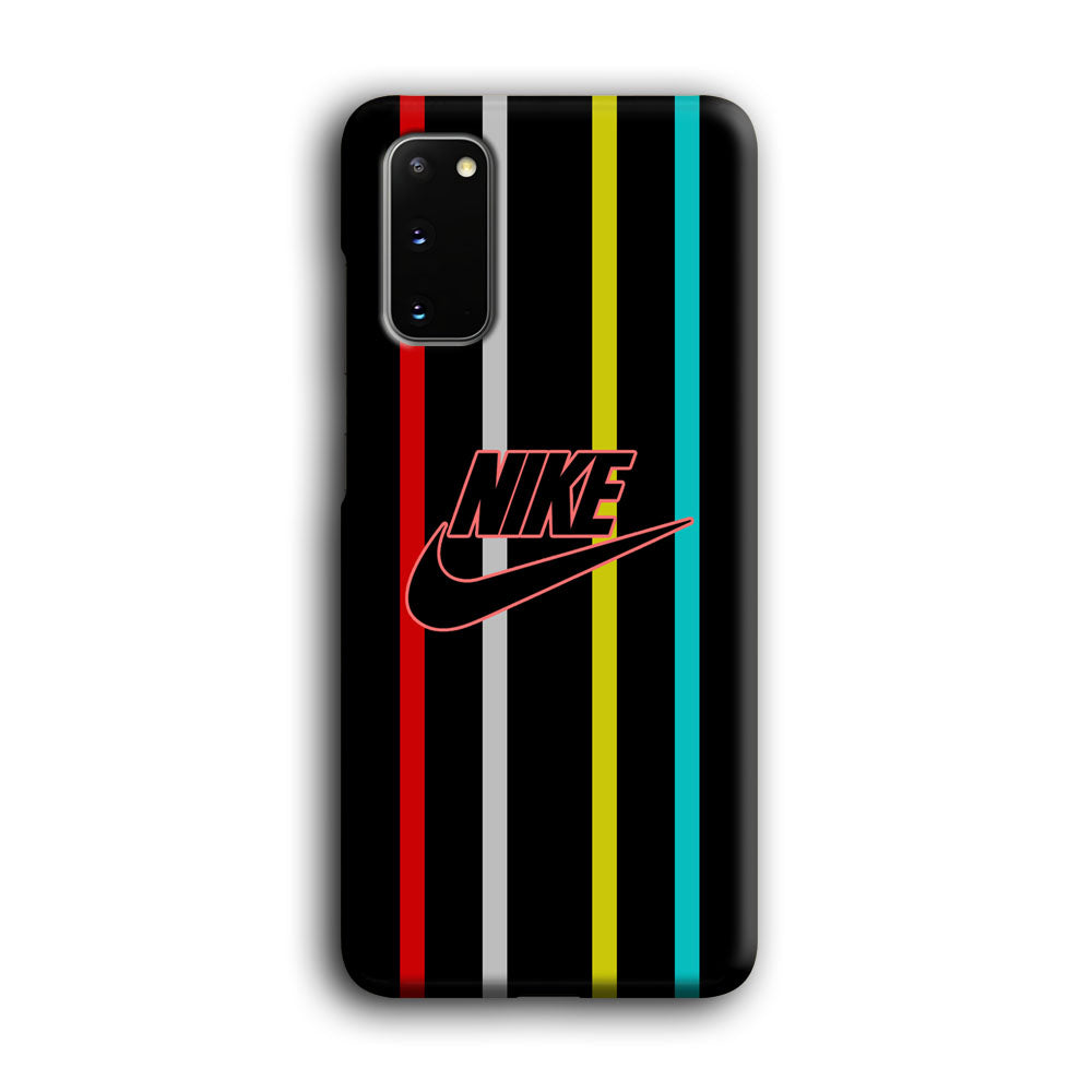 Nike Stripe Four Colour Samsung Galaxy S20 Case