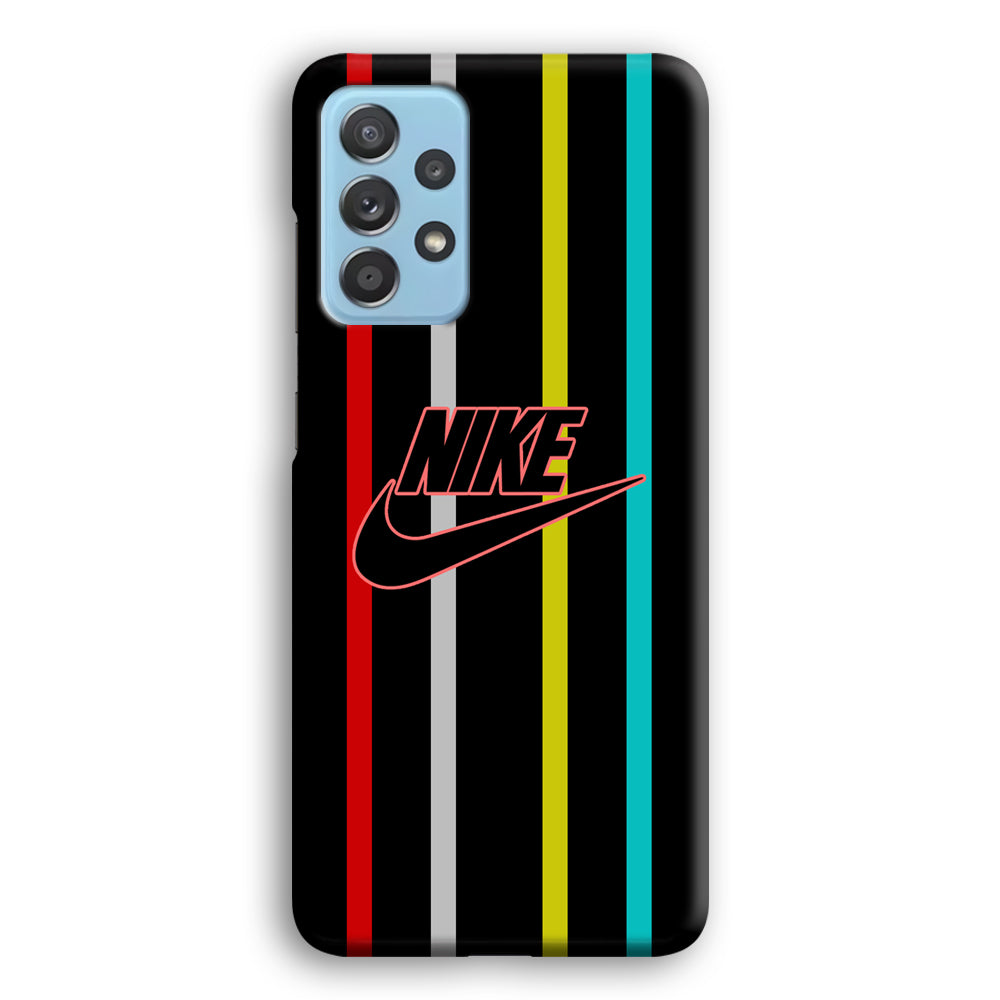 Nike Stripe Four Colour Samsung Galaxy A52 Case