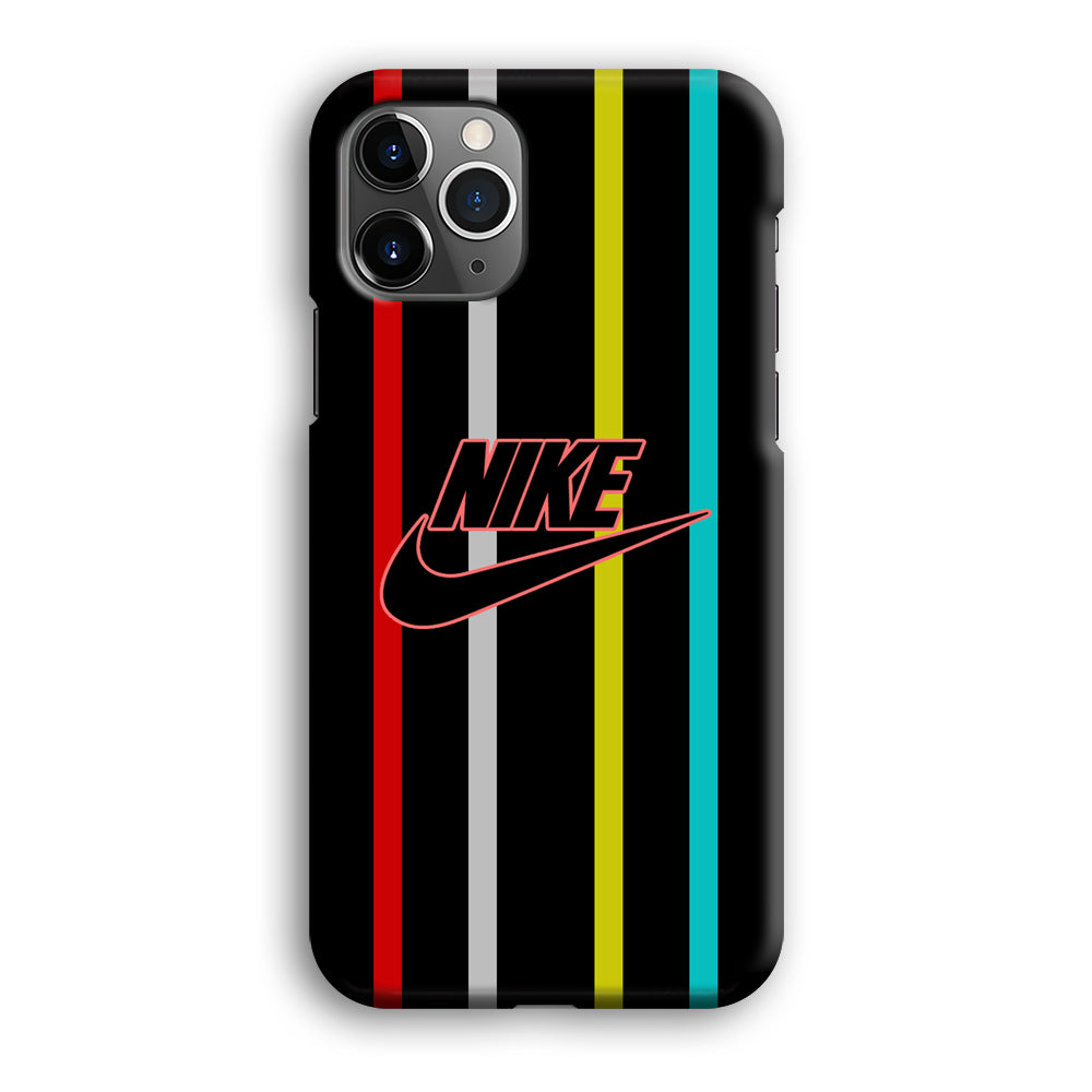 Nike Stripe Four Colour iPhone 12 Pro Case