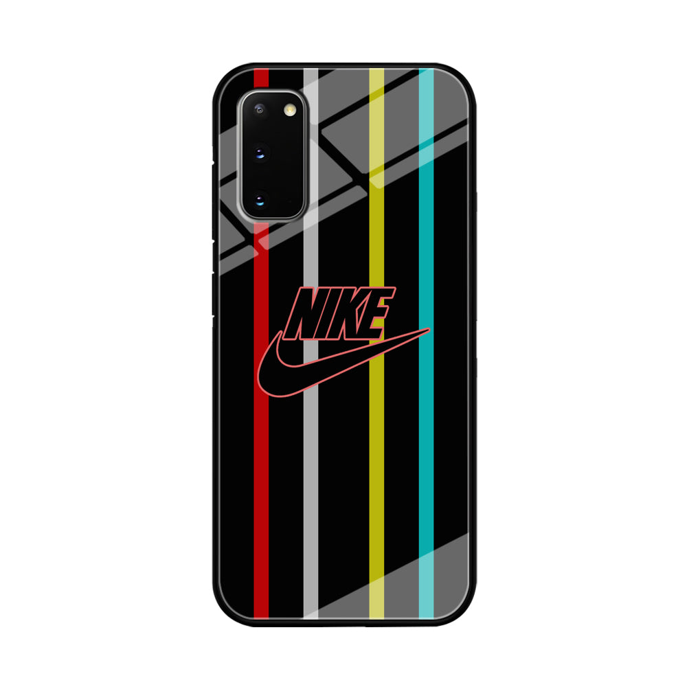 Nike Stripe Four Colour Samsung Galaxy S20 Case