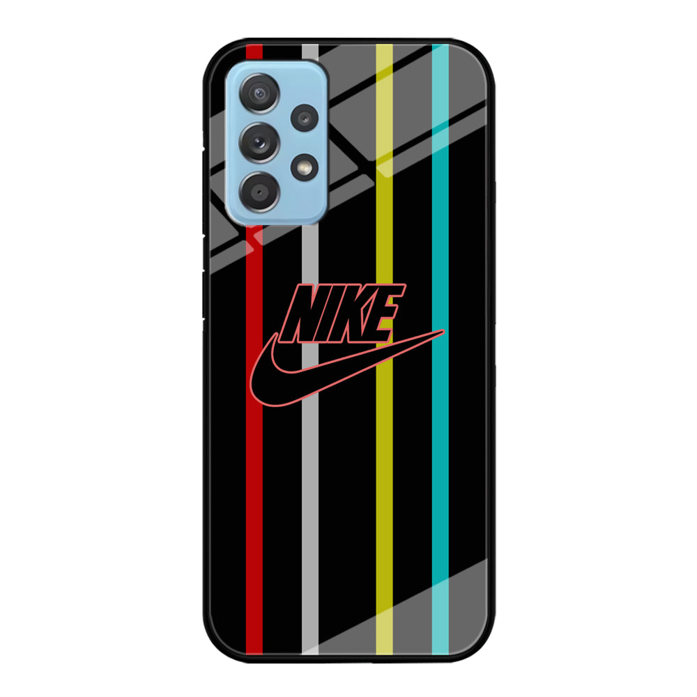 Nike Stripe Four Colour Samsung Galaxy A52 Case