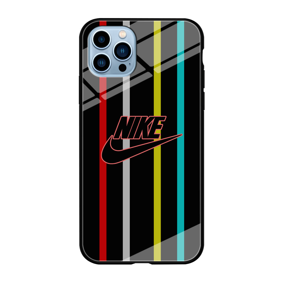 Nike Stripe Four Colour iPhone 12 Pro Case