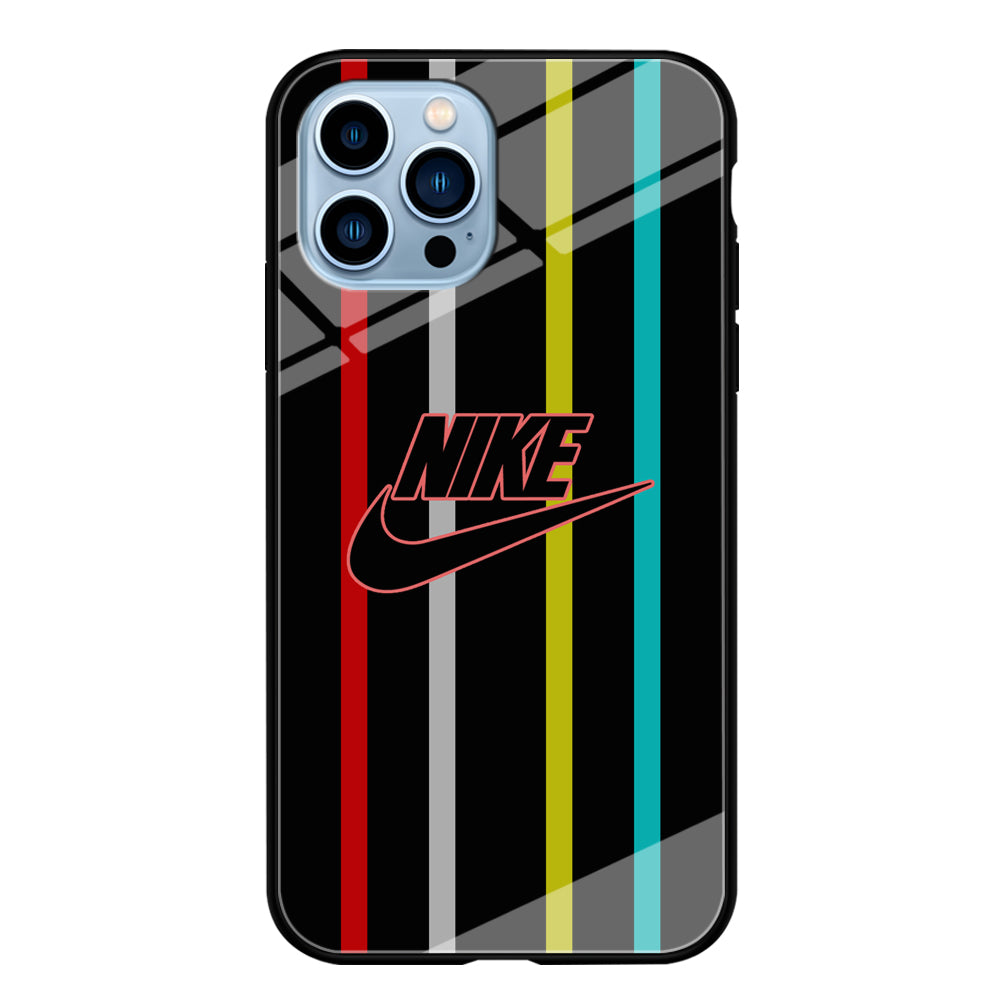 Nike Stripe Four Colour iPhone 13 Pro Max Case