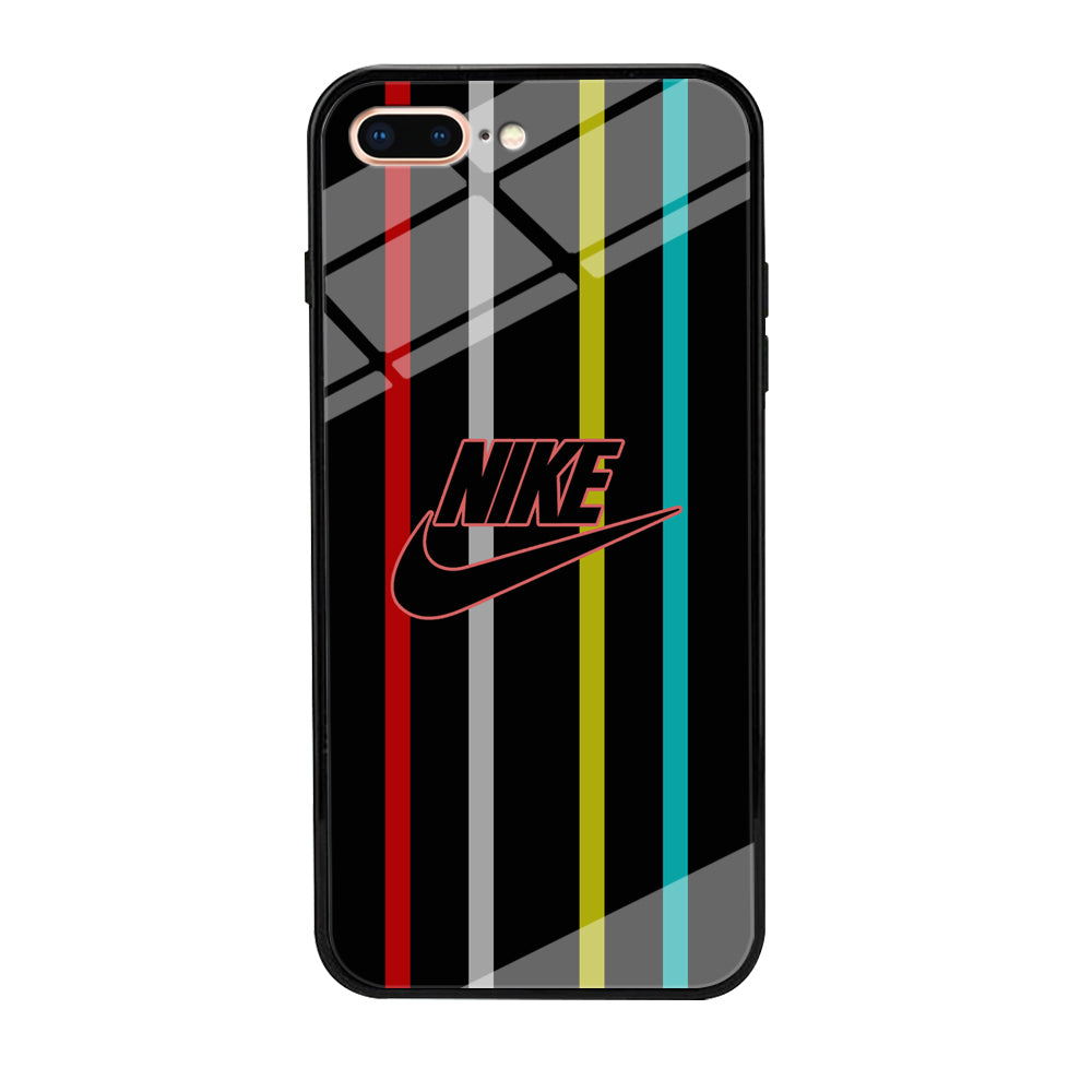 Nike Stripe Four Colour iPhone 8 Plus Case