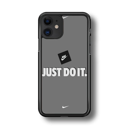Nike Word Grey iPhone 11 Case