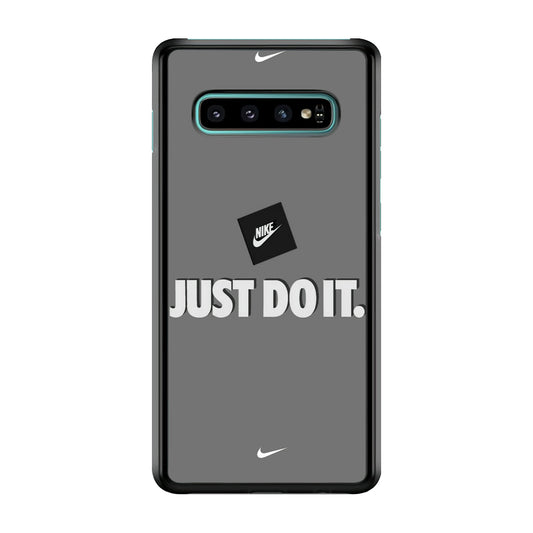Nike Word Grey Samsung Galaxy S10 Plus Case
