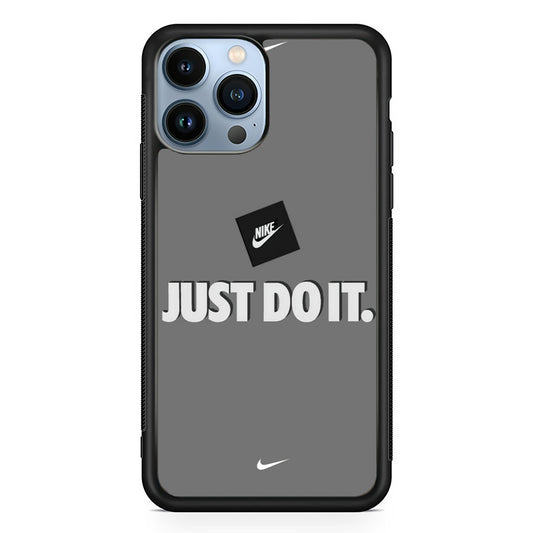 Nike Word Grey iPhone 13 Pro Max Case