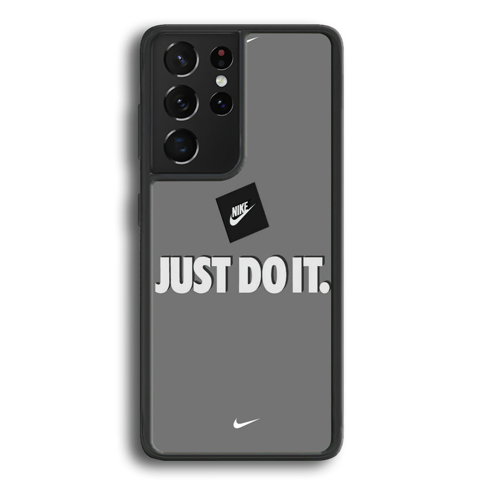 Nike Word Grey Samsung Galaxy S21 Ultra Case - Ezzystore