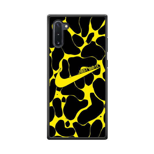 Nike Yellow Pattern Just Do It Samsung Galaxy Note 10 Case