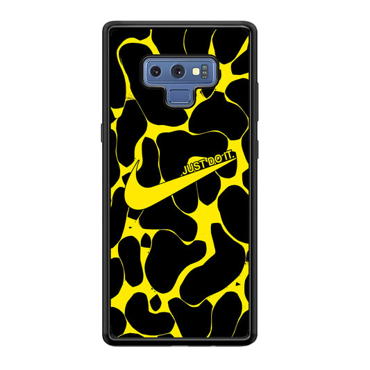 Nike Yellow Pattern Just Do It Samsung Galaxy Note 9 Case