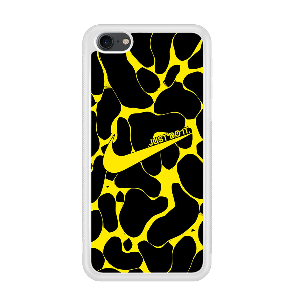 Nike Yellow Pattern Just Do It iPod Touch 6 Case