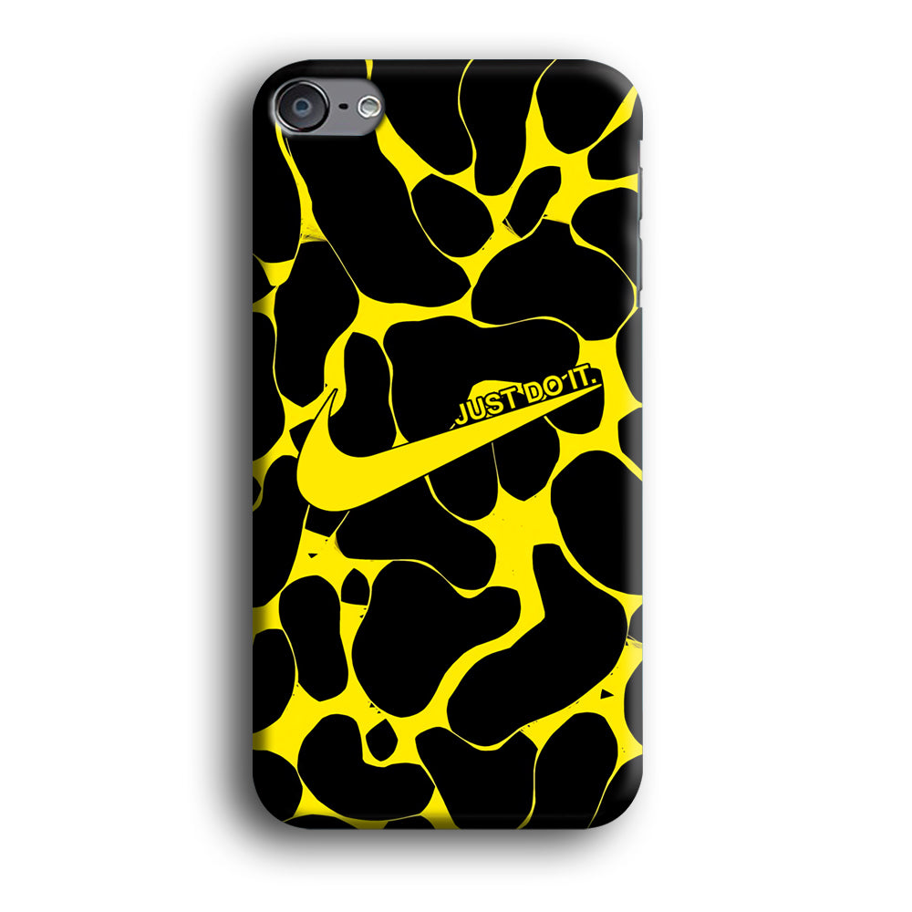 Nike Yellow Pattern Just Do It iPod Touch 6 Case