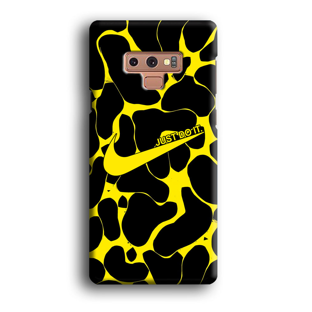 Nike Yellow Pattern Just Do It Samsung Galaxy Note 9 Case