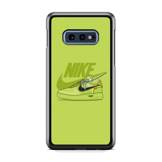 Nike Air Lime Green Samsung Galaxy 10e Case