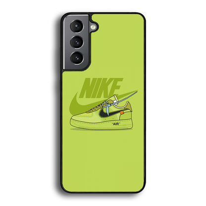 Nike Air Lime Green Samsung Galaxy S21 Plus Case