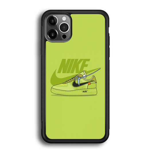 Nike Air Lime Green iPhone 12 Pro Case