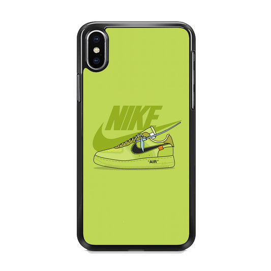 Nike Air Lime Green iPhone Xs Case