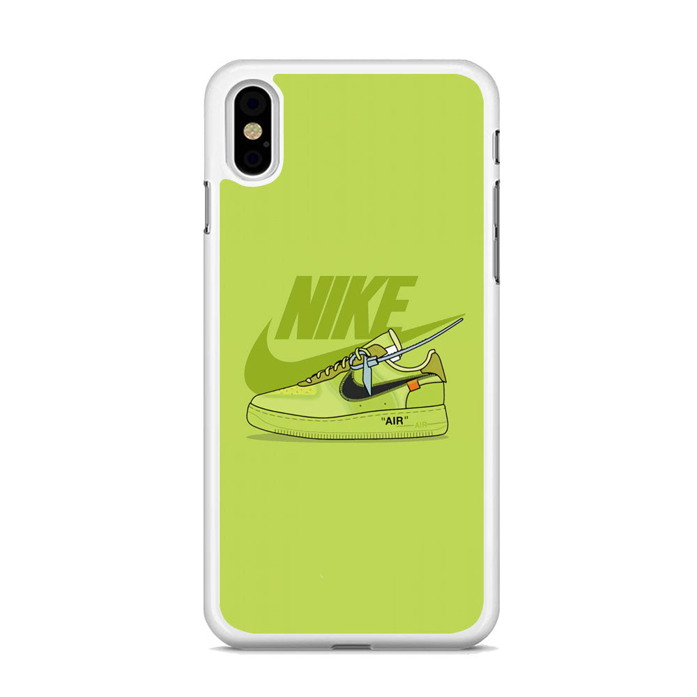 Nike Air Lime Green iPhone Xs Case