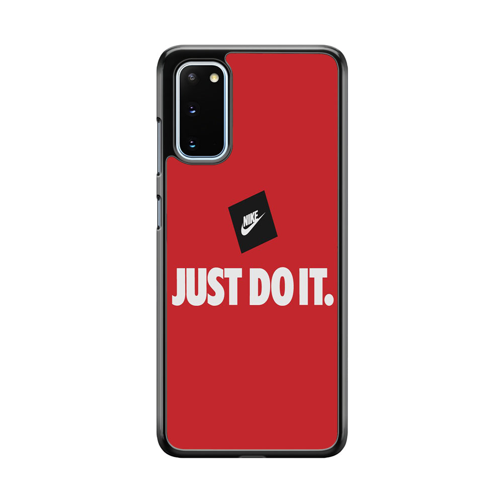 Nike Just do It Candy Red Samsung Galaxy S20 Case